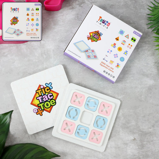 Tic Tac Toe Classic Strategy Board Game for Kids (1 Set) by Your Brand