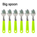 Elegant stainless steel cutlery set with 24 pieces and a convenient stand.