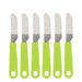 High-quality stainless steel cutlery set with 24 pieces and a sturdy stand.