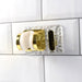 Wall mounted broom and mop holder