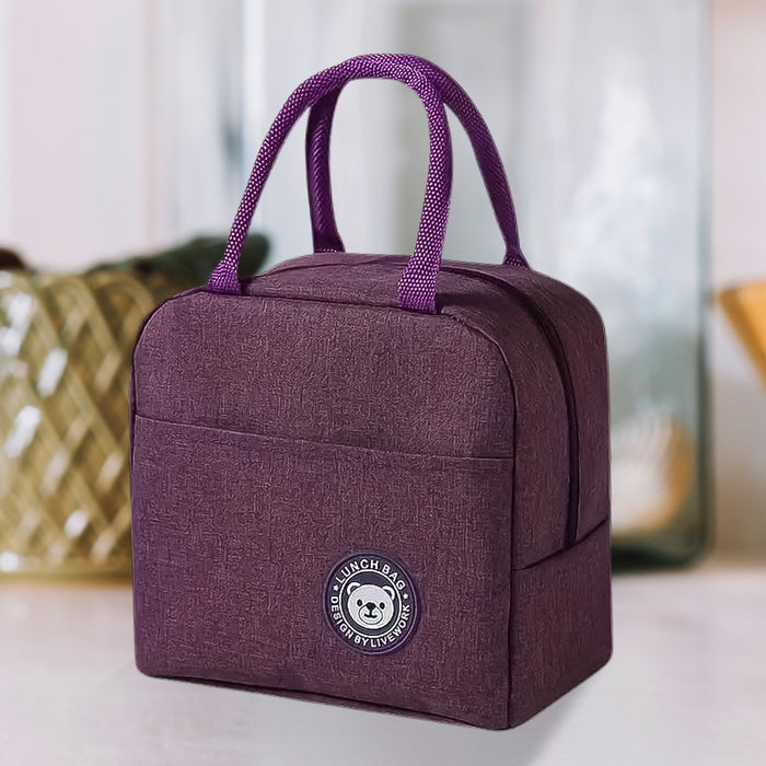 Lunch Box Bag for Women Men Insulated Lunch Bag With Zipper (1 Pc) by Your Brand