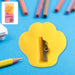 2 in 1 Pencil Sharpener & Eraser for Kids, Fancy Sharpeners by Your Brand