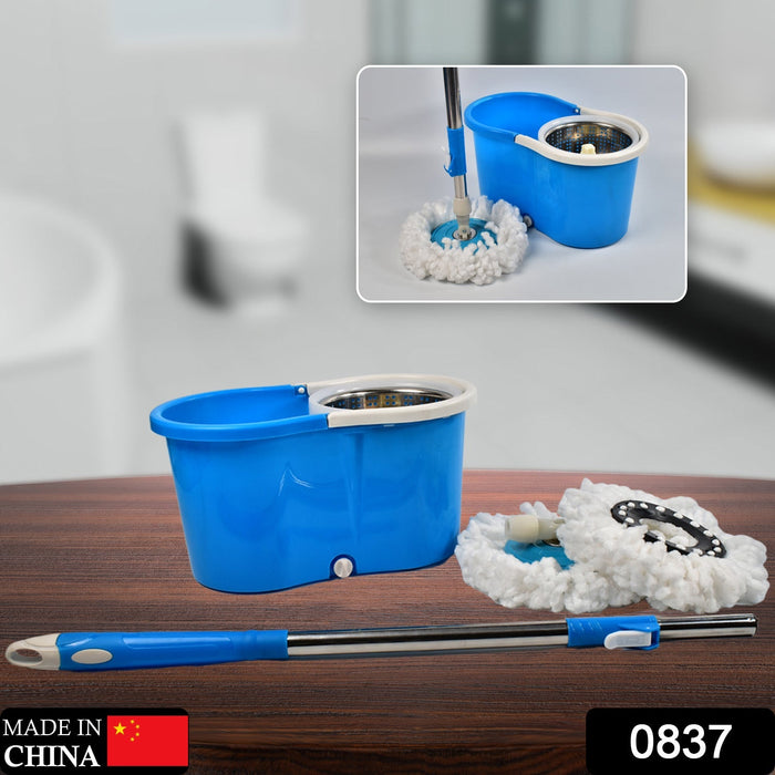 Spin Floor Cleaning Easy Advance Tech Bucket Mop with 2 Microfiber Refill by Your Brand