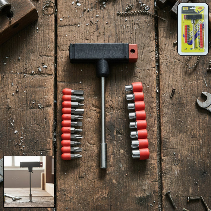 T Handle Screwdriver Tool Kit Set (1 Set) by Your Brand