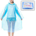 Compact plastic raincoat, pocket-sized and reusable