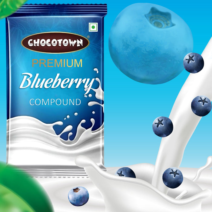 Chocotown Premium Blueberry Compound (500gm) by Your Brand