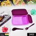 BPA-free lunch box with 2 containers and spoon included.