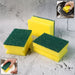 Scrub Sponge 2 in 1 PAD for Kitchen, Sink, Bathroom Cleaning Scrubber (3 Pc) by Your Brand
