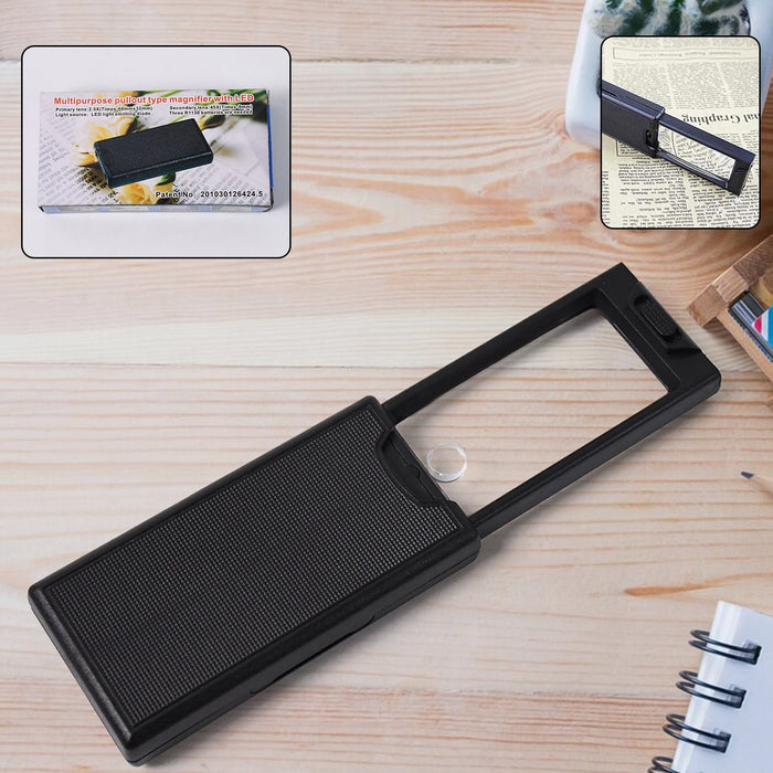 Multipurpose Extendable Magnifier with LED Magnifier (1 Pc) by Your Brand