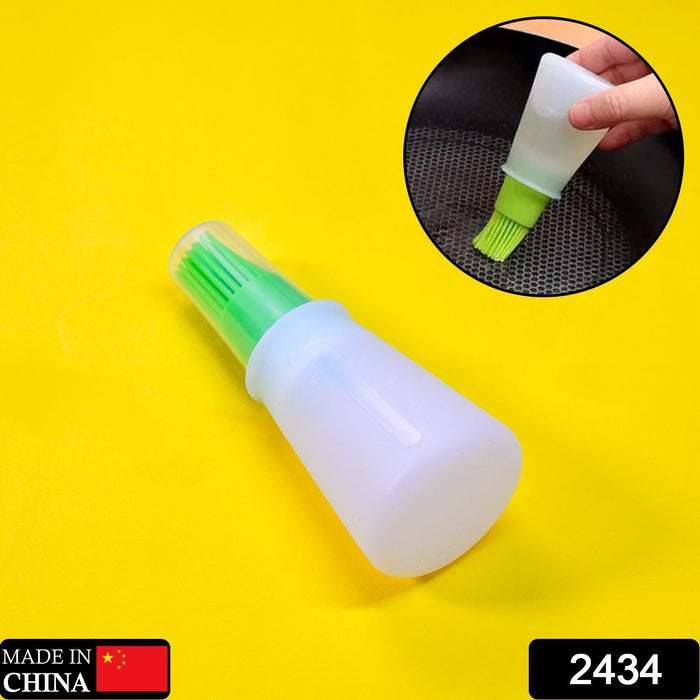 Silicone Cooking Oil Bottle With Basting Brush (Cap Not Include) by Your Brand