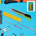 Heavy Duty Working Cutter Knife replacement blade, 2 Screwdriver Hand Tool (4 Pc Set) by Your Brand