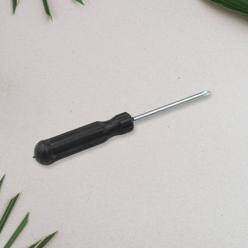 Small Pocket Size Slotted Cross Head Flat Magnetic Screwdriver (1 Pc) by Your Brand
