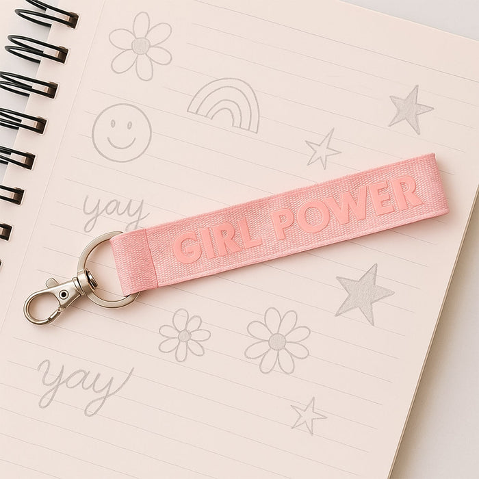 Fabric Ribbon Keychain (1 Pc, Mix Color) by Your Brand
