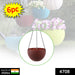 Plastic Hanging Flower Pot and Flower Pot with Chain (6 Pc) by Your Brand