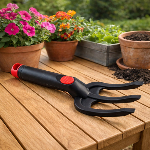 Heavy Duty Garden Hand Cultivator Fork 27.5 Cm (1 Pc) by Your Brand