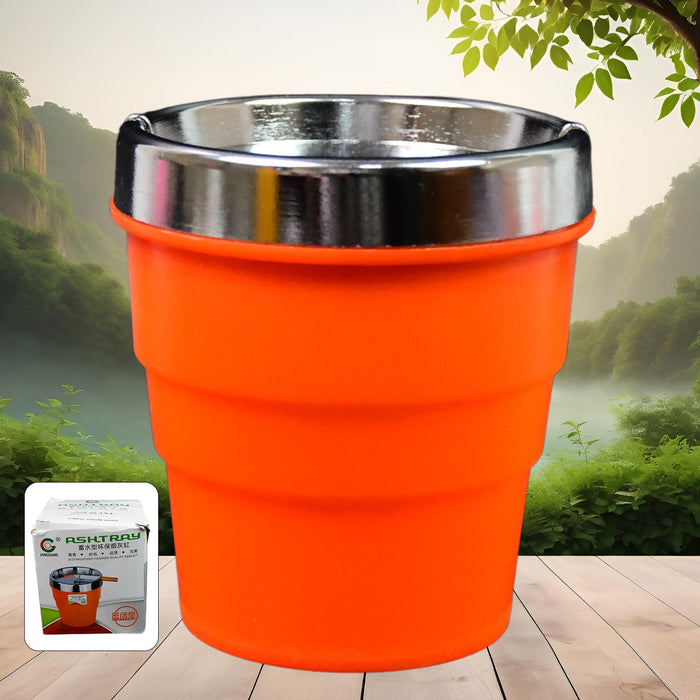 Plastic Car Ashtray Holder Cup with Lid (1 Pc) by Your Brand