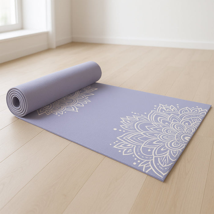 Premium Non-Slip Printed Yoga Mat (Mix Color – 1 Pc) by Your Brand