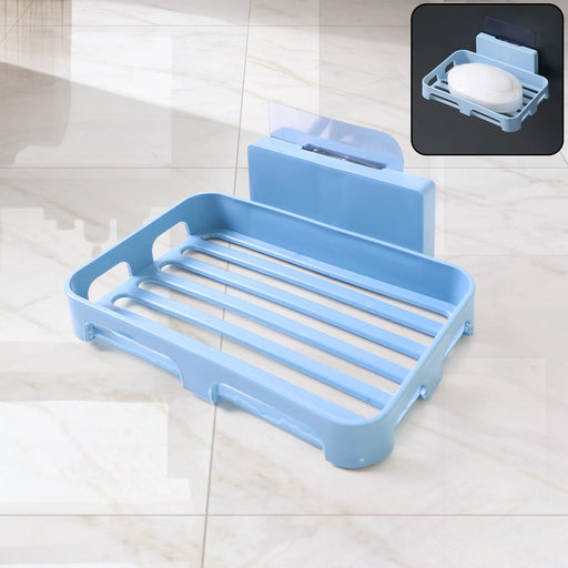 Bathroom & Kitchen Soap Holder: Self-Adhesive ,Sabudani (Plastic Box) by Your Brand
