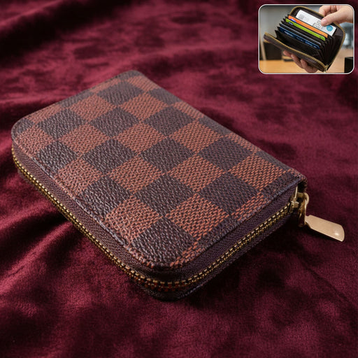 Zip Card Holder Wallet – Multi Card Organizer Case (1 Pc) by Your Brand