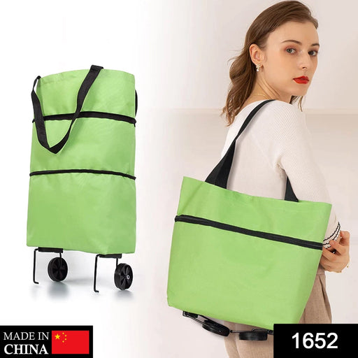 Folding Cart Bags Trolley Shopping Bag For Travel Luggage by Your Brand