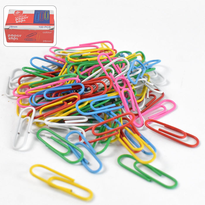 Metal U Shape Paper Pin / Clip 28 mm (100 Pcs Set) by Your Brand