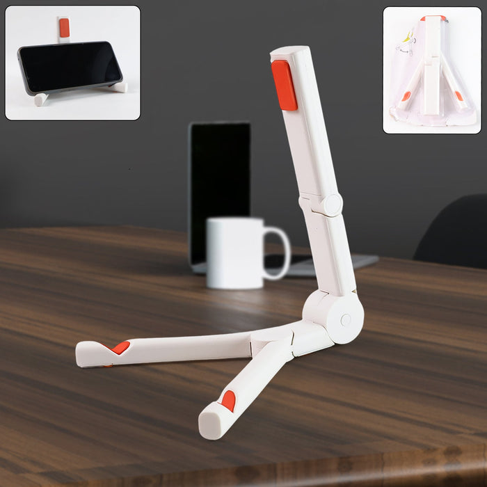 Multipurpose Adjustable Foldable Mobile Phone & Tablet Stand (1 Pc) by Your Brand