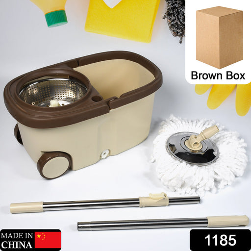 Spin Mop with Bucket Set – 360° Rotating Mop for Home & Office by Your Brand