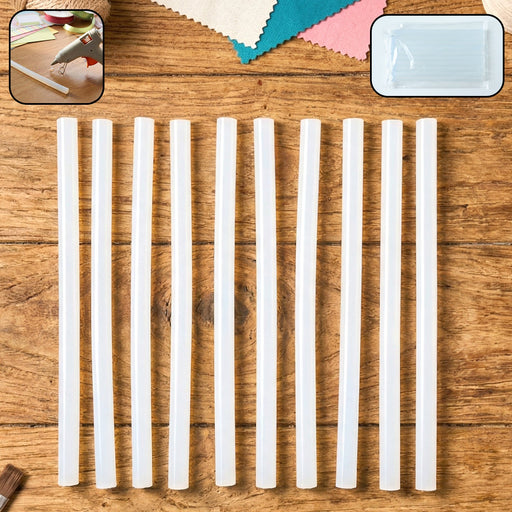 Hot Glue Stick Set 20 cm – Strong Adhesive Glue Sticks for Craft (10 Pc) by Your Brand
