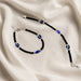 Adjustable Black Bead Evil Eye Protection Bracelet Set (2 Pc) by Your Brand
