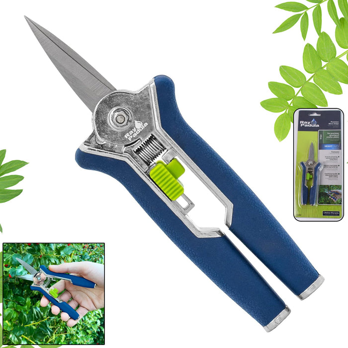 Precision Micro Garden Snip Pruning Scissor by Your Brand