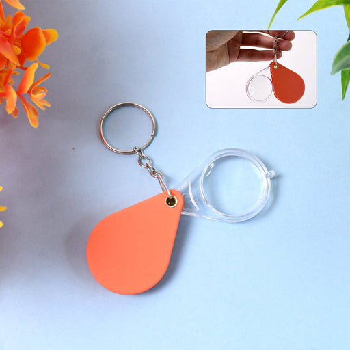 Folding Magnifier, Portable Mini Magnifier Keychain (1 Pc) by Your Brand