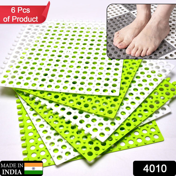 Bath Anti-Slip Mat – Prevent Slippery Surfaces While Bathing (Pack of 6) by Your Brand
