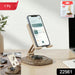 Adjustable Metal Desk Phone Stand with Plastic Base (1 Pc) by Your Brand