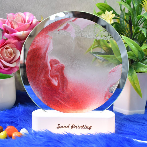 3D Liquid motion Display With LED Light (1 Pc) by Your Brand