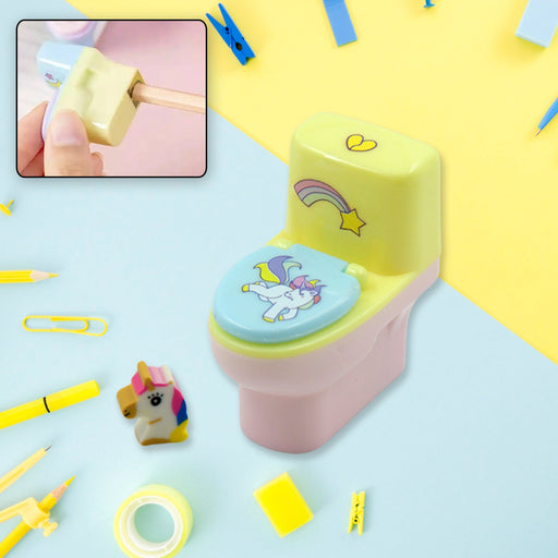Fun & Functional! Toilet Sharpener with Eraser (2 Pc Set) by Your Brand