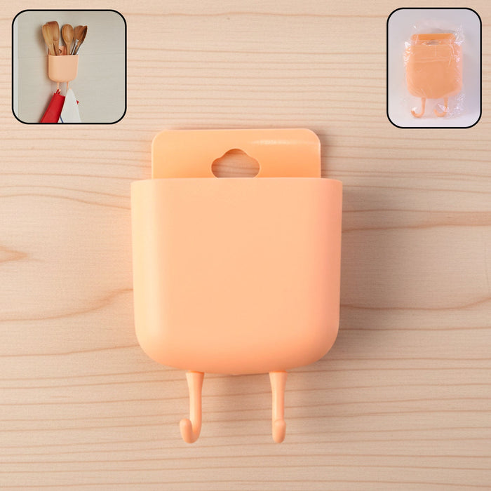 Multi-Purpose Plastic Wall Mounted Mobile Charging Holder (1 Pc) by Your Brand