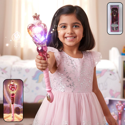 Princess Magic Light Wand Toy for Kids (1 Pc, Battery Not Included) by Your Brand