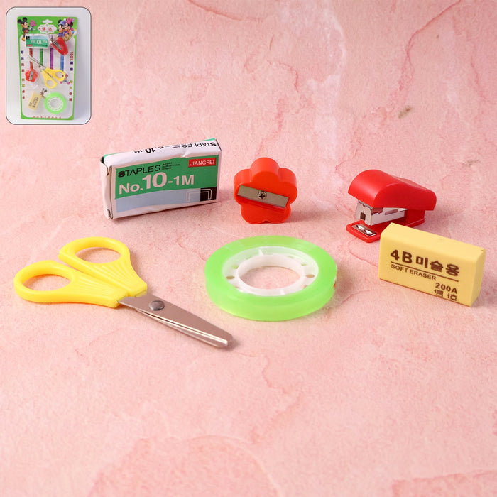 6 in 1 Multipurpose Mini Stationery Kit for Students by Your Brand