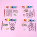 Kids Paint Coloring & Craft Activity Set with Beads (Mix Design, 1 Set) by Your Brand