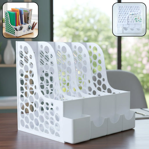 Multipurpose Desk Organizer File Holder (1 Pc) by Your Brand