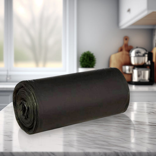 Black Garbage Bags / Dustbin Bags / Trash Bags 45x50cm (1Pc) by Your Brand