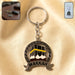 Premium Makkah Design Metal Keychain with Round Pendant (1 Pc) by Your Brand