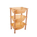 Plastic storage rack organizer set for home use