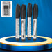 Black Marker used in all kinds of school, college (4 Pcs Set) by Your Brand