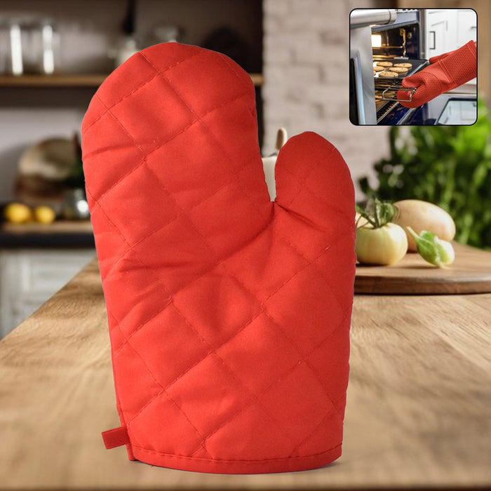 Heat Resistant Non-Slip Oven Mitts / Gloves (1pc) by Your Brand