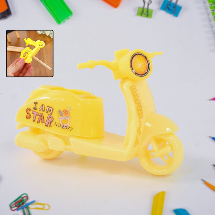 Bike Shaped Pencil Sharpener – Unique Fun Stationery Accessory Creative Workspaces by Your Brand