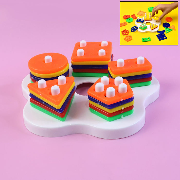 Geometric Stacking Sorter Puzzle Toy by Your Brand