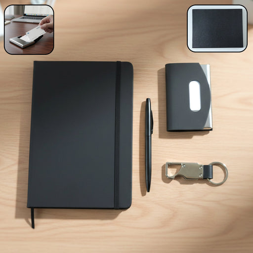 Premium 4 In 1 Travel Essentials Combo Executive Gift Set by Your Brand