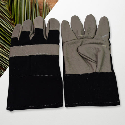 Gloves Gardening Gloves for Men Women Leather Gloves Heavy Duty Gloves (1 Pair) by Your Brand