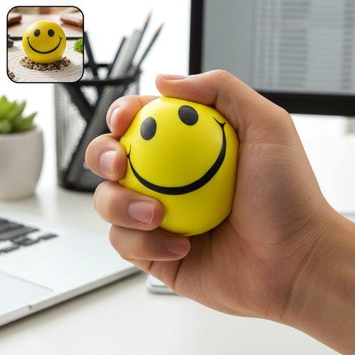 Soft Foam Smiley Toy Ball (1 Pc) by Your Brand